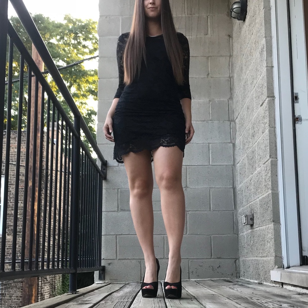 Black lace dress by Intimissimi